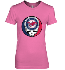 Minnesota Twins Grateful Dead Baseball Steal Your Face MLB Women's Premium T-Shirt Women's Premium T-Shirt - globaltrendtees