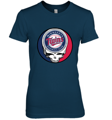 Minnesota Twins Grateful Dead Baseball Steal Your Face MLB Women's Premium T-Shirt Women's Premium T-Shirt - globaltrendtees