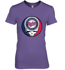 Minnesota Twins Grateful Dead Baseball Steal Your Face MLB Women's Premium T-Shirt Women's Premium T-Shirt - globaltrendtees