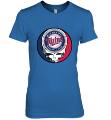 Minnesota Twins Grateful Dead Baseball Steal Your Face MLB Women's Premium T-Shirt Women's Premium T-Shirt - globaltrendtees