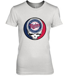 Minnesota Twins Grateful Dead Baseball Steal Your Face MLB Women's Premium T-Shirt