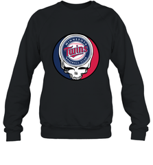 Minnesota Twins Grateful Dead Baseball Steal Your Face MLB Crewneck Sweatshirt Crewneck Sweatshirt - globaltrendtees