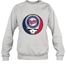 Minnesota Twins Grateful Dead Baseball Steal Your Face MLB Crewneck Sweatshirt