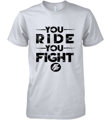 Fast & Furious You Ride You Fight Word Stack Men's Premium T-Shirt Men's Premium T-Shirt - globaltrendtees