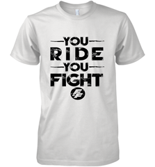 Fast & Furious You Ride You Fight Word Stack Men's Premium T-Shirt Men's Premium T-Shirt - globaltrendtees