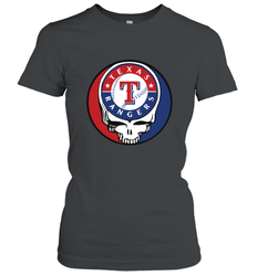 Texas Rangers Grateful Dead Baseball Steal Your Face MLB Women's T-Shirt