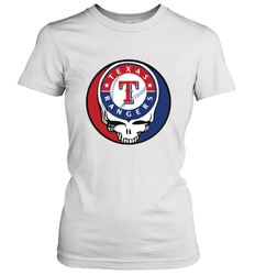 Texas Rangers Grateful Dead Baseball Steal Your Face MLB Women's T-Shirt