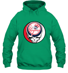 New York Yankees Grateful Dead Baseball Steal Your Face MLB Hooded Sweatshirt Hooded Sweatshirt - globaltrendtees