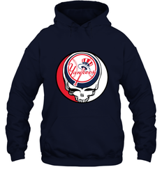 New York Yankees Grateful Dead Baseball Steal Your Face MLB Hooded Sweatshirt