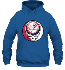New York Yankees Grateful Dead Baseball Steal Your Face MLB Hooded Sweatshirt Hooded Sweatshirt - globaltrendtees