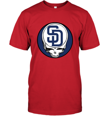 San Diego Padres Grateful Dead Baseball Steal Your Face MLB Men's T-Shirt Men's T-Shirt - globaltrendtees