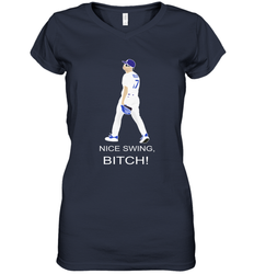 Joe Kelly Nice Swing Bitch Fight Club Womens V-Neck T-Shirt