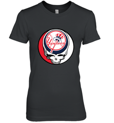 New York Yankees Grateful Dead Baseball Steal Your Face MLB Women's Premium T-Shirt
