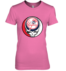 New York Yankees Grateful Dead Baseball Steal Your Face MLB Women's Premium T-Shirt Women's Premium T-Shirt - globaltrendtees