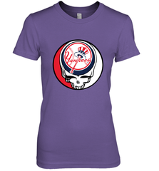 New York Yankees Grateful Dead Baseball Steal Your Face MLB Women's Premium T-Shirt Women's Premium T-Shirt - globaltrendtees