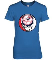 New York Yankees Grateful Dead Baseball Steal Your Face MLB Women's Premium T-Shirt Women's Premium T-Shirt - globaltrendtees