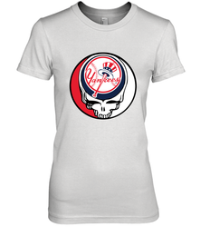 New York Yankees Grateful Dead Baseball Steal Your Face MLB Women's Premium T-Shirt