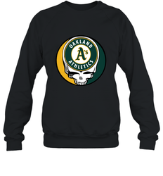 Oakland Athletics Grateful Dead Baseball Steal Your Face MLB Crewneck Sweatshirt