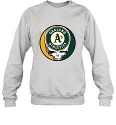 Oakland Athletics Grateful Dead Baseball Steal Your Face MLB Crewneck Sweatshirt