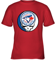 Toronto Blue Jays Grateful Dead Baseball Steal Your Face MLB Youth T-Shirt Youth T-Shirt - globaltrendtees
