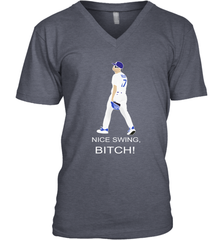 Joe Kelly Nice Swing Bitch Fight Club Mens V-Neck T-Shirt Mens V-Neck T-Shirt - globaltrendtees