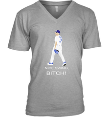 Joe Kelly Nice Swing Bitch Fight Club Mens V-Neck T-Shirt Mens V-Neck T-Shirt - globaltrendtees