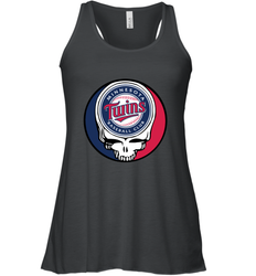 Minnesota Twins Grateful Dead Baseball Steal Your Face MLB Women's Tank Top
