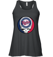 Minnesota Twins Grateful Dead Baseball Steal Your Face MLB Women's Tank Top Women's Tank Top - globaltrendtees
