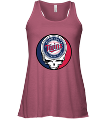 Minnesota Twins Grateful Dead Baseball Steal Your Face MLB Women's Tank Top Women's Tank Top - globaltrendtees
