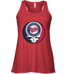 Minnesota Twins Grateful Dead Baseball Steal Your Face MLB Women's Tank Top Women's Tank Top - globaltrendtees