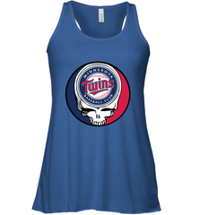 Minnesota Twins Grateful Dead Baseball Steal Your Face MLB Women's Tank Top Women's Tank Top - globaltrendtees