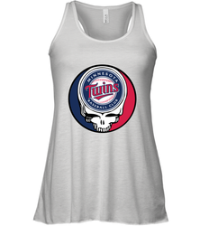 Minnesota Twins Grateful Dead Baseball Steal Your Face MLB Women's Tank Top