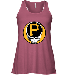 Pittsburgh Pirates Grateful Dead Baseball Steal Your Face MLB Women's Tank Top Women's Tank Top - globaltrendtees