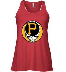 Pittsburgh Pirates Grateful Dead Baseball Steal Your Face MLB Women's Tank Top Women's Tank Top - globaltrendtees