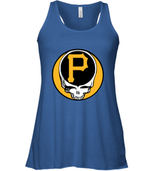 Pittsburgh Pirates Grateful Dead Baseball Steal Your Face MLB Women's Tank Top Women's Tank Top - globaltrendtees