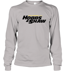 Fast & Furious Hobbs & Shaw Yellow And Black Movie Logo Youth Long Sleeve T-Shirt Youth Long Sleeve T-Shirt - globaltrendtees