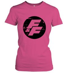 Fast and Furious Distressed Circle Logo Women's T-Shirt Women's T-Shirt - globaltrendtees