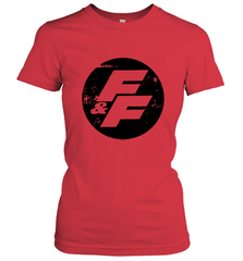 Fast and Furious Distressed Circle Logo Women's T-Shirt Women's T-Shirt - globaltrendtees
