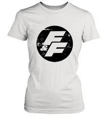 Fast and Furious Distressed Circle Logo Women's T-Shirt Women's T-Shirt - globaltrendtees