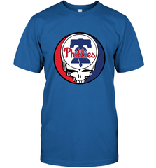 Philadelphia Phillies Grateful Dead Baseball Steal Your Face MLB Men's T-Shirt Men's T-Shirt - globaltrendtees