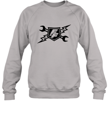 Fast & Furious Racing Shield Motif Crewneck Sweatshirt Crewneck Sweatshirt - globaltrendtees