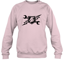 Fast & Furious Racing Shield Motif Crewneck Sweatshirt Crewneck Sweatshirt - globaltrendtees