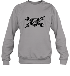 Fast & Furious Racing Shield Motif Crewneck Sweatshirt