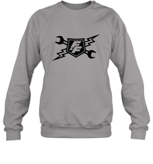 Fast & Furious Racing Shield Motif Crewneck Sweatshirt Crewneck Sweatshirt - globaltrendtees