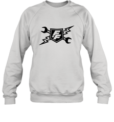 Fast & Furious Racing Shield Motif Crewneck Sweatshirt Crewneck Sweatshirt - globaltrendtees