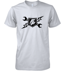 Fast & Furious Racing Shield Motif Men's Premium T-Shirt Men's Premium T-Shirt - globaltrendtees