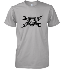 Fast & Furious Racing Shield Motif Men's Premium T-Shirt Men's Premium T-Shirt - globaltrendtees