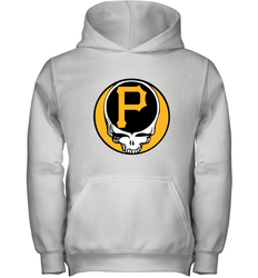 Pittsburgh Pirates Grateful Dead Baseball Steal Your Face MLB Youth Hooded Sweatshirt