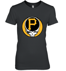 Pittsburgh Pirates Grateful Dead Baseball Steal Your Face MLB Women's Premium T-Shirt