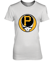 Pittsburgh Pirates Grateful Dead Baseball Steal Your Face MLB Women's Premium T-Shirt